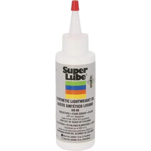 Synco Chemical - 4 oz Bottle Synthetic Lubricant - Translucent, -40°F to 500°F, Food Grade - Caliber Tooling