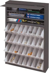 Durham - Storage Cabinet - Steel, 19" Wide x 4" Deep x 26-3/4" High, Gray - Caliber Tooling