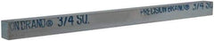 Made in USA - 12" Long x 3/4" High x 3/4" Wide, Zinc-Plated Key Stock - Low Carbon Steel - Caliber Tooling