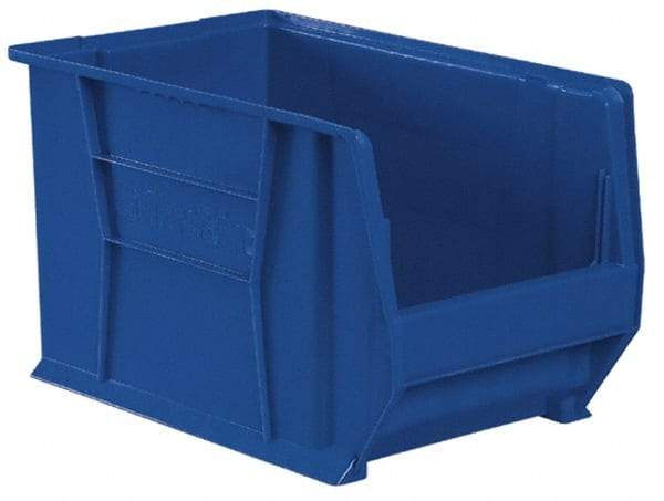 Akro-Mils - 200 Lb. Load Capacity, 20" Deep, Red Polymer Hopper Stacking Bin - 6" High x 12-3/8" Wide x 20" Long - Caliber Tooling