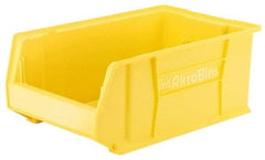 Akro-Mils - 300 Lb. Load Capacity, 29-1/4" Deep, Yellow Polymer Hopper Stacking Bin - 12" High x 18-3/8" Wide x 29-1/4" Long - Caliber Tooling