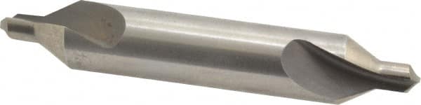 Hertel - #6 Plain Cut 60° Incl Angle High Speed Steel Combo Drill & Countersink - Caliber Tooling