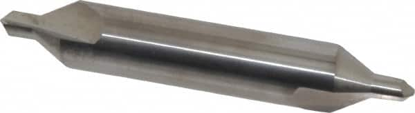 Hertel - #6 Plain Cut 60° Incl Angle Solid Carbide Combo Drill & Countersink - Caliber Tooling