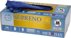 Microflex - Size M, 4 mil, Medical Grade, Powder Free Nitrile Disposable Gloves - Exact Industrial Supply