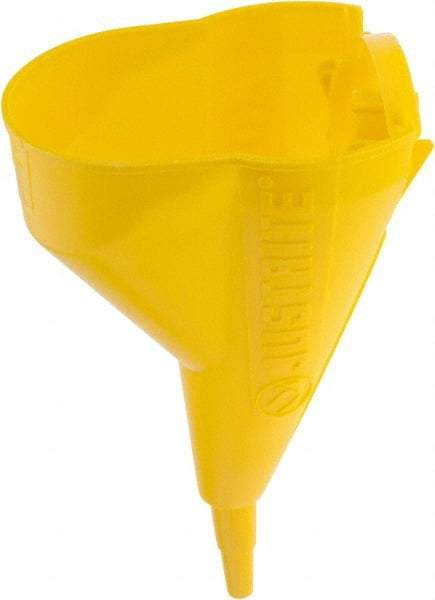 Justrite - 11-1/4 Inch Long, Safety Can Poly Funnel - 1/2 Inch Diameter, Compatible with Type I Safety Cans - Caliber Tooling