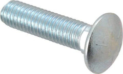 Value Collection - 1/2-13 UNC 2" Length Under Head, Standard Square Neck, Carriage Bolt - Grade 5 Steel, Zinc-Plated Finish - Caliber Tooling