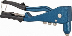 Value Collection - Right Angle Head Hand Riveter - 3/32 to 3/16" Rivet Capacity, 9-1/2" OAL - Caliber Tooling
