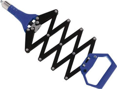 RivetKing - Scissor Action Hand Riveter - 3/32 to 3/16" Rivet Capacity, 14" OAL - Caliber Tooling