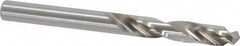 Cleveland - 7/32" 135° Spiral Flute High Speed Steel Screw Machine Drill Bit - Bright Finish, Right Hand Cut, 1-1/4" Flute Length, 2-3/8" OAL, Split Point, Straight Shank - Caliber Tooling