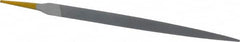 PFERD - 8" Swiss Pattern Three Square File - Double Cut, 5/8" Width Diam x 5/8" Thick, With Tang - Caliber Tooling