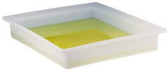 Bel-Art - 16" Long x 20" Wide x 3" Deep Tray with Faucet Tray - Polyethylene - Caliber Tooling