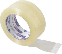 Intertape - 2" x 110 Yd Clear Acrylic Adhesive Sealing Tape - Polypropylene Film Backing, 2.1 mil Thick, 27 Lb Tensile Strength, Series 400 - Caliber Tooling