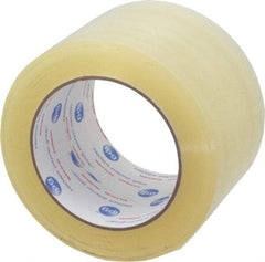 Intertape - 3" x 110 Yd Clear Acrylic Adhesive Sealing Tape - Polypropylene Film Backing, 2.1 mil Thick, 27 Lb Tensile Strength, Series 400 - Caliber Tooling