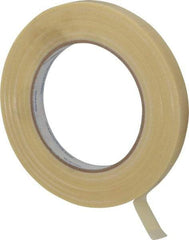 Intertape - 1/2" x 60 Yd Natural (Color) Rubber Adhesive Packaging Tape - Polyester Film Backing, 5.6 mil Thick, 175 Lb Tensile Strength, Series RG15 - Caliber Tooling