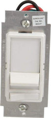 Leviton - 1 Pole, 120 VAC, 60 Hz, 600 Watt, Residential Grade, Rocker, Wall and Dimmer Light Switch - 1.73 Inch Wide x 4.13 Inch High, Incandescent - Caliber Tooling