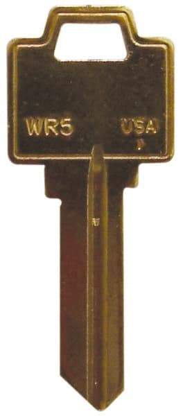 Made in USA - Weiser Key Blank - Brass - Caliber Tooling