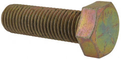 Made in USA - 1-8 UNC, 3-1/4" Length Under Head Hex Head Cap Screw - Caliber Tooling