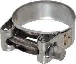 Mikalor - 2" Hose, 0.78" Wide x 0.04" Thick, T-Bolt Hose Clamp - 1.85 to 2" Diam, Stainless Steel - Caliber Tooling