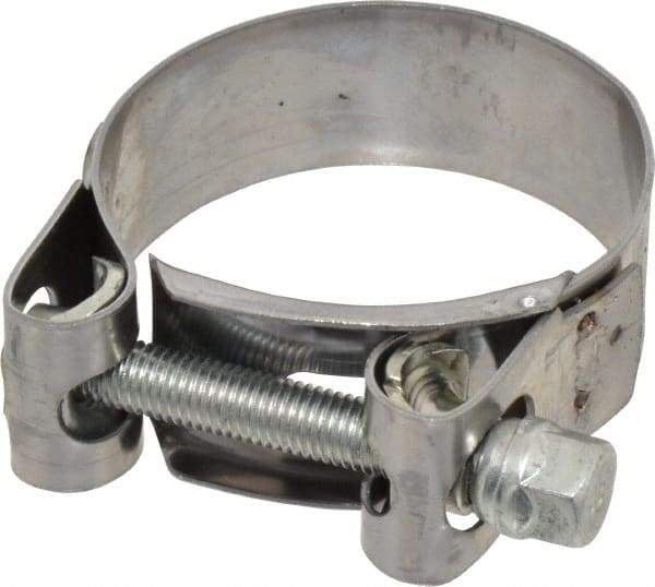 Mikalor - 2" Hose, 0.78" Wide x 0.04" Thick, T-Bolt Hose Clamp - 1.85 to 2" Diam, Stainless Steel Band, Housing & Zinc Plated Screw - Caliber Tooling