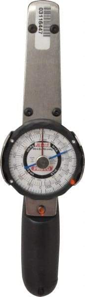 Proto - 3/8" Drive Dial Torque Wrench - 600 In/Lb Torque, 10" OAL, 10 In/Lb Graduation, Fixed Head - Caliber Tooling