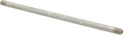 Merit Brass - Schedule 80, 1/4" Pipe x 12" Long, Grade 316/316L Stainless Steel Pipe Nipple - Seamless & Threaded - Caliber Tooling