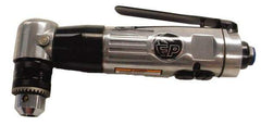 Florida Pneumatic - 3/8" Reversible Keyed Chuck - Right Angle Handle, 1,800 RPM, 6 CFM, 0.3333 hp, 90 psi - Caliber Tooling