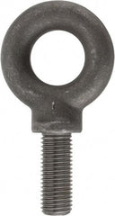 Gibraltar - 9,000 Lb Capacity, Steel, 1-8 Thread, Fixed Lifting Eye Bolt - Fully Threaded, 2-1/2" Shank, 2-1/2" Thread Length, Shoulder - Caliber Tooling