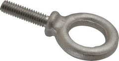 Gibraltar - 780 Lb Capacity, Stainless Steel, 5/16-18 Thread, Fixed Lifting Eye Bolt - Fully Threaded, 1-1/8" Shank, 1-1/8" Thread Length, Shoulder - Caliber Tooling