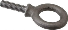 Gibraltar - 1,480 Lb Capacity, Alloy Steel, 3/8 Thread, Fixed Lifting Eye Bolt - Fully Threaded, 1-1/4" Shank, 1-1/4" Thread Length, Shoulder - Caliber Tooling