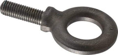 Gibraltar - 4,300 Lb Capacity, Alloy Steel, 5/8 Thread, Fixed Lifting Eye Bolt - Fully Threaded, 1-3/4" Shank, 1-3/4" Thread Length, Shoulder - Caliber Tooling