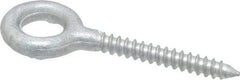 Gibraltar - 1/4, Hot Galvanized Finish, Forged Steel Forged Eye Bolt - 1-5/8" Thread Length, 1/2" ID, 2" Shank Length - Caliber Tooling