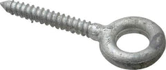 Gibraltar - 5/16, Hot Galvanized Finish, Forged Steel Forged Eye Bolt - 2" Thread Length, 5/8" ID, 2-1/4" Shank Length - Caliber Tooling