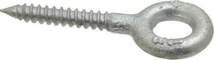 Gibraltar - 3/8, Hot Galvanized Finish, Forged Steel Forged Eye Bolt - 2-1/4" Thread Length, 3/4" ID, 2-1/2" Shank Length - Caliber Tooling