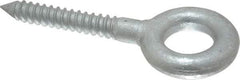 Gibraltar - 1/2, Hot Galvanized Finish, Forged Steel Forged Eye Bolt - 2-3/8" Thread Length, 1" ID, 3-1/4" Shank Length - Caliber Tooling