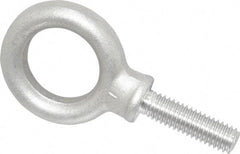 Gibraltar - 1,160 Lb Capacity, Stainless Steel, 3/8-16 Thread, Fixed Lifting Eye Bolt - Fully Threaded, 1-1/4" Shank, 1-1/4" Thread Length, Shoulder - Caliber Tooling