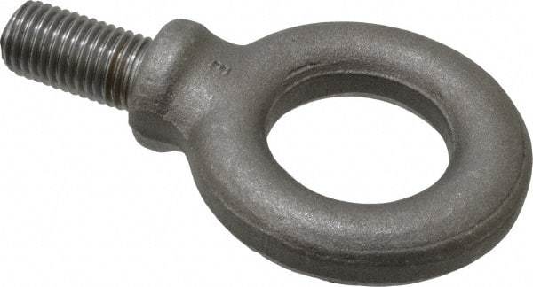 Gibraltar - 3,990 Lb Capacity, Steel, M16x2.00 Thread, Fixed Lifting Eye Bolt - Fully Threaded, 32mm Shank, 31mm Thread Length, Shoulder - Caliber Tooling