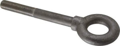 Gibraltar - 5,000 Lb Capacity, Steel, 3/4-10 Thread, Lifting Eye Bolt - Partially Threaded, 6" Shank, 2-1/2" Thread Length, Shoulder - Caliber Tooling