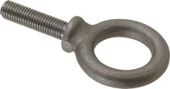 Gibraltar - 900 Lb Capacity, Steel, 5/16-24 Thread, Fixed Lifting Eye Bolt - Fully Threaded, 1-1/8" Shank, 1-1/8" Thread Length, Shoulder - Caliber Tooling