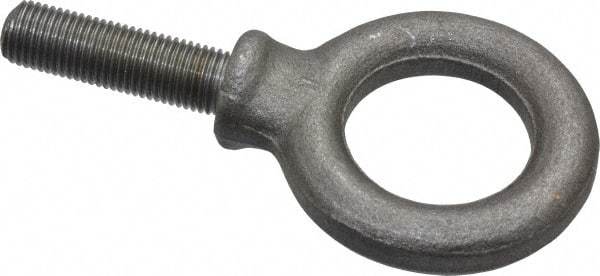 Gibraltar - 1,300 Lb Capacity, Steel, 3/8-24 Thread, Fixed Lifting Eye Bolt - Fully Threaded, 1-1/4" Shank, 1-1/4" Thread Length, Shoulder - Caliber Tooling