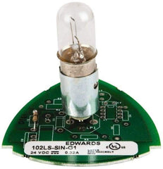 Edwards Signaling - Incandescent Lamp, Clear, Steady, Stackable Tower Light Module - 24 VDC, 0.32 Amp, IP54, IP65 Ingress Rating, 3R, 4X NEMA Rated, Panel Mount, Pipe Mount - Caliber Tooling