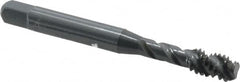 OSG - 1/4-20 UNC 3 Flute 2B Bottoming Spiral Flute Tap - Vanadium High Speed Steel, Oxide Finish, 2-1/2" OAL, Right Hand Flute, Right Hand Thread, H5 - Caliber Tooling