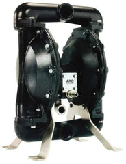 ARO/Ingersoll-Rand - 1" NPT, Metallic, Air Operated Diaphragm Pump - Santoprene Diaphragm, Aluminum Housing - Caliber Tooling