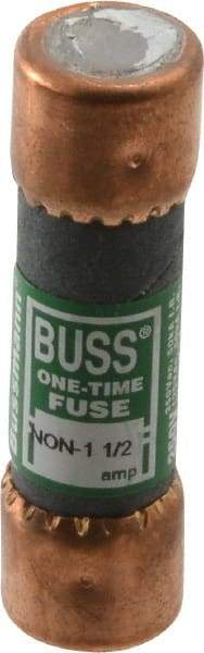 Cooper Bussmann - 125 VDC, 250 VAC, 1.5 Amp, Fast-Acting General Purpose Fuse - Fuse Holder Mount, 50.8mm OAL, 50 at AC/DC kA Rating, 9/16" Diam - Caliber Tooling