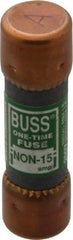 Cooper Bussmann - 125 VDC, 250 VAC, 15 Amp, Fast-Acting General Purpose Fuse - Fuse Holder Mount, 50.8mm OAL, 50 at AC/DC kA Rating, 9/16" Diam - Caliber Tooling