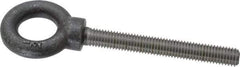 Gibraltar - 2,400 Lb Capacity, Steel, 1/2-13, Lifting Eye Bolt - Fully Threaded, 4" Shank, 4" Thread Length, No Shoulder - Caliber Tooling