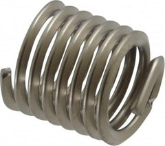 Recoil - 7/16-14 UNC, 0.656" OAL, Free Running Helical Insert - 7-3/8 Free Coils, Tanged, Stainless Steel, 1-1/2D Insert Length - Caliber Tooling