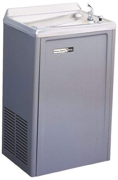 Halsey Taylor - 13.5 GPH Cooling Capacity Deluxe Standard Wall-Mounted Water Cooler & Fountain - Vinyl Cabinet, 20 to 105 psi, 120 VAC Volts, 625 Watts, 7.8 Full Load Amperage - Caliber Tooling