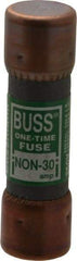 Cooper Bussmann - 125 VDC, 250 VAC, 30 Amp, Fast-Acting General Purpose Fuse - Fuse Holder Mount, 50.8mm OAL, 50 at AC/DC kA Rating, 9/16" Diam - Caliber Tooling