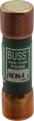 Cooper Bussmann - 125 VDC, 250 VAC, 4 Amp, Fast-Acting General Purpose Fuse - Fuse Holder Mount, 50.8mm OAL, 50 at AC/DC kA Rating, 9/16" Diam - Caliber Tooling