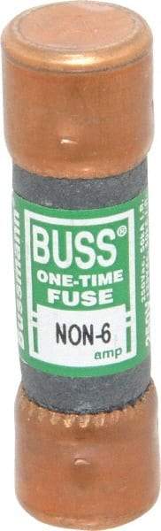 Cooper Bussmann - 125 VDC, 250 VAC, 6 Amp, Fast-Acting General Purpose Fuse - Fuse Holder Mount, 50.8mm OAL, 50 at AC/DC kA Rating, 9/16" Diam - Caliber Tooling